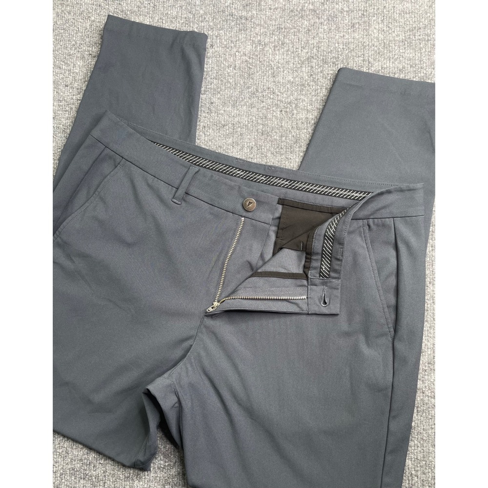 Primo Golf Pants Mens 36x30.5 Grey Performance Trousers